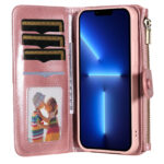 Applicable To 16 Mobile Phone Leather Case Retro Multi-function Card Wallet Split Magnetic Anti-fall Shell - Image 4