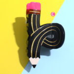 Pencil Twisted Versatile Personality Shark Clip Barrettes - Image 8