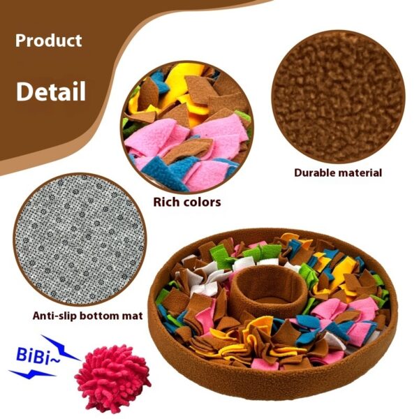 Pet Smell Puzzle Food Hiding Decompression Toy Mat