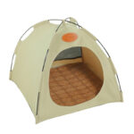 Foldable Cat Outdoor Canvas Tent - Image 2