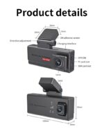 Sentry Full Color Camera Display Latitude And Longitude Speed Positioning HD Built-in - Image 6