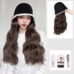 Ripple Fashionable Net Red Long Curly Hair Fisherman Hat - Image 4