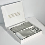 Bright Version Silk Pillowcase Eye Mask Hair Ring Three-piece Set 22 M Gift Box Set - Image 3
