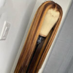 Piano Color Real Hair T-shaped Headgear - Image 4
