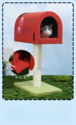 Mailbox Cat Climbing Frame Sisal Column Cat Toy Cat Nest Integrated Double Door Cat Scratch Trees Pet Supplies - Image 5