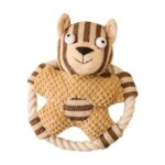 Pet Cotton Rope Toy Dog Sound Canvas Molar Teeth Cleaner Bite-resistant Rope Knot Training Dog Toys Dog Toothbrush Dog Toys - Image 6