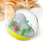 Pet Supplies Cat Toys Mimi Self-Hi Electric Fish Tumbler Funny Cat Ball - Image 3
