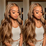 Front Lace Wig Medium Large Wave Long Curly Hair Full-head Wig Style - Image 3