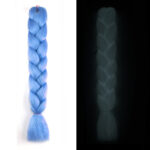 Luminous Fluorescent Chemical Fiber Wig Big Braid - Image 3