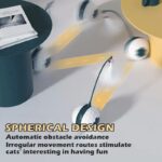 Cat Toy Cat Teaser Stick To Relieve Boredom Resistance Bite Cat Supplies Self-Moving Irregular With USB Connect - Image 5
