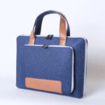 Fashion Felt Laptop Bag Multicolor Handheld - Image 3
