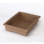 Bamboo Mid-line Rectangular Shallow Pot Handmade Raw Ore Purple Sand Flowerpot - Image 4