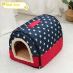 Portable Handle Pet Bed Small And Medium Sized Kennel Warm Cattery - Image 8