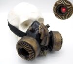 BadBoyStudio steampunk glasses cyber glow mask gas mask - Image 5