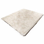 Dog Bed  Machine Washable And Waterproof Couch Bed, White With Brown Accents - Image 4