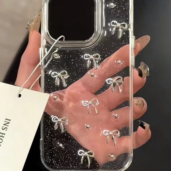 Japanese And Korean Ins Sweet Girl Bow Phone Case