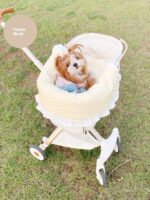 Pet Stroller Anti-dirty Towel Cushion Pillow Pure Cotton Three-piece Set For Cats And Dogs Removable And Washable Pad - Image 8