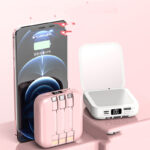 Beauty Mirror Power Bank Comes With Cable Portable Mini - Image 4