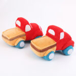 Tooth Grinding And Sound Making Plush Car Dog Toy - Image 4