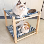 Pet Camp Bed Solid Wood Double Layer Cat Hammock Upper And Lower Bunk Removable And Washable - Image 4
