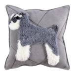 Dog Cartoon Wool Cowhide Pillow - Image 10