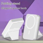 Folding Bracket Magnetic Suction Power Bank Large Capacity