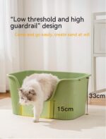 Anti-splash Integrated Cat Toilet - Image 7
