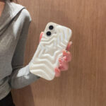 Pearlescent White Three-dimensional Stacking XINGX Phone Case - Image 4