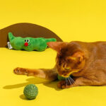 3PCS Cat Toy Balls, Interactive Pet Play Balls Sisal Rope Scratching Chew Ball Toy With Rustling Sound Pea Pod Storage For Indoor Kitten Training Hunting - Image 2