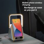 Wireless Charging Induction Bluetooth Speaker Small Night Lamp - Image 3