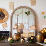Retro False Window Decoration French Wall Mirror Landing - Image 4