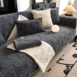 Thickened Fleece Cream Style Simple Non-slip Sofa Cushion - Image 8