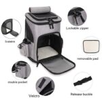 Extendable Pet Bag Large Capacity Dog Bag Portable Cat Backpack Foldable Cat Bag - Image 6