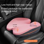 Car Heightening Cushion Backrest Lumber Pad Single Main Driving Thickened Cushion Driving Seat Short Four Seasons Universal - Image 5