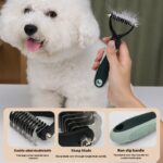 Pet Combo Suit Beauty Scissors Hair Removal Needle Comb Bath Brush - Image 4