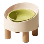Cat Ceramic Food Basin High Foot Oblique Mouth Neck Protection Bowl Anti-tumble - Image 8