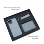 Leather Protective Case All-match Card Holder Keychain Gift Set - Image 2