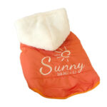 Pet Winter Cotton Dress Dogs And Cats Thermal Extra Thick With Fleece Reversible Coat - Image 5