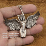 Sterling Silver Belle Angel Pendant Angel Halo - Image 2