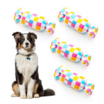 Pet Dog Toy BB Call Sweet Candy Square Puzzle