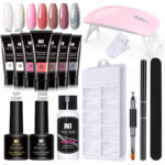 Popular 15ml Crystal Extended Glue Free Paper Cups Quick-drying Long-lasting Extended Glue Set Manicure Extended Glue - Image 7