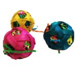 Natural Bamboo Woven Toy Ball Feeding Foraging Toy - Image 3