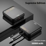 Large Capacity Super Fast Charge With Cable Power Bank - Image 9