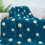 Handwoven Blanket DIY Warm Velvet Gold Wire Material Bag - Image 4