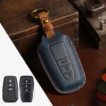 Leather Car Key Case Crazy Horse Leather - Image 4