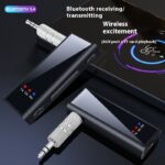35mm Bluetooth Adapter Car Bluetooth 54 Two-in-one Audio Receiver And Transmitter - Image 3