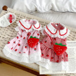 Cute Dog Pet Clothes Strawberry Dress - Image 3