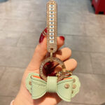 Alloy Diamond Bow Keychain Handbag Pendant - Image 4