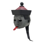 Zombie Halloween Mask Creative Paper Mold Headgear Scary Face - Image 3