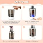 Makeup Brush Cleaner Automatic Rotating Makeup Brush Cleaner USB Portable Electric Cosmetic Makeup Brush Rotary Washing Machine - Image 5